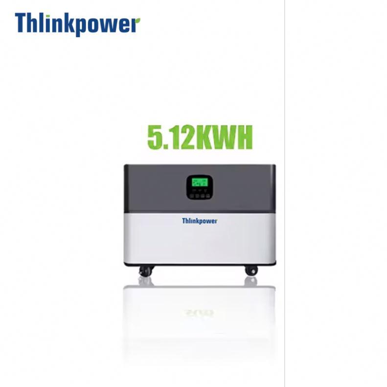 6000 Cycles 5.12 KWH 102.4V 50Ah Stackable Lithium Ion Battery Hybrid Solar Inverter 10Kw With Lithium Battery